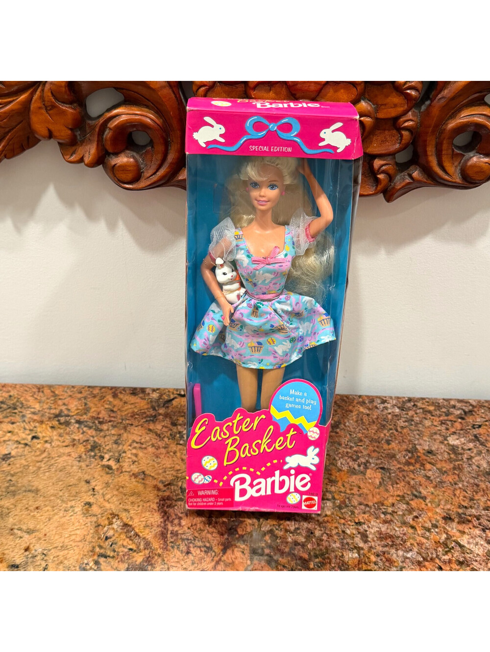 Vintage 1995 Special Edition Easter Basket Barbie Doll by Mattel